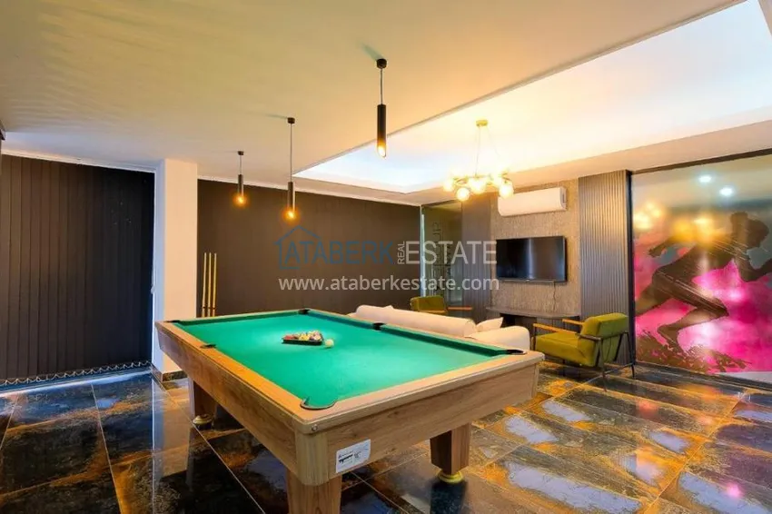 Apartament 1+1 w Alanyi, dzielnica Oba z meblami i widokiem na góry — raty do 6 miesięcy  11 