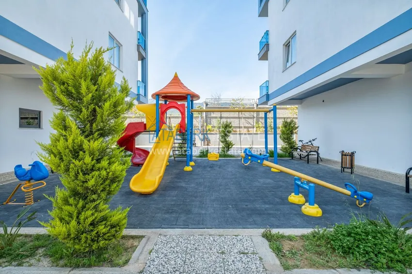 Umeblowane mieszkanie z jedną sypialnią w młodym nowoczesnym kompleksie - dzielnica Oba, Alanya 9