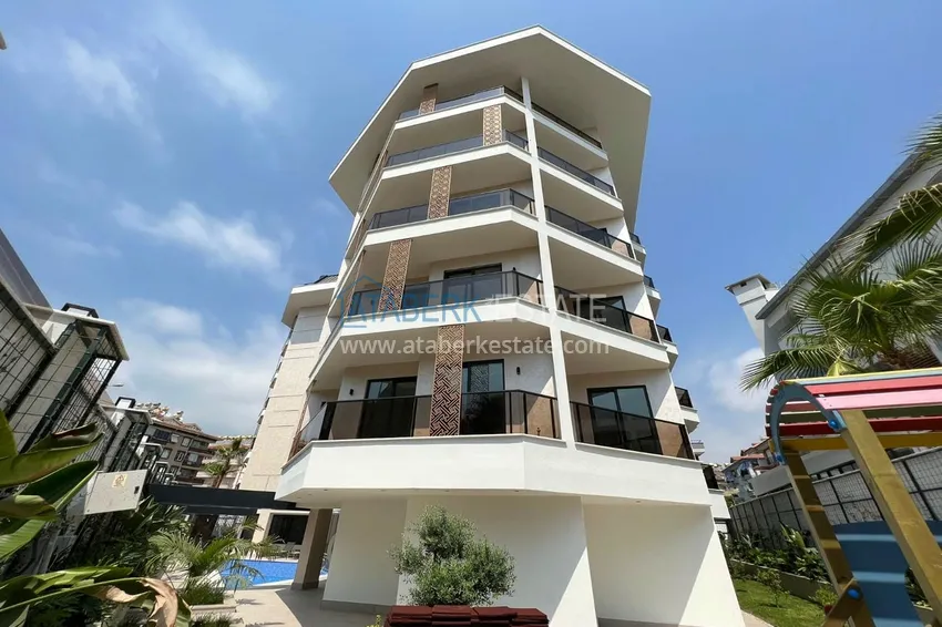Umeblowane mieszkanie 1+1 350 metrów od morza - Alanya, dzielnica Oba 9