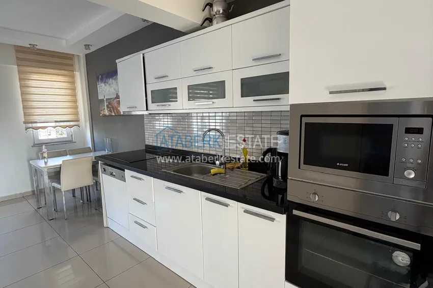 Kupuj  Apartament 2+1 w Alanyi na zezwolenie na pobyt - umeblowane, Plaża Kleopatra - 300 m 3 