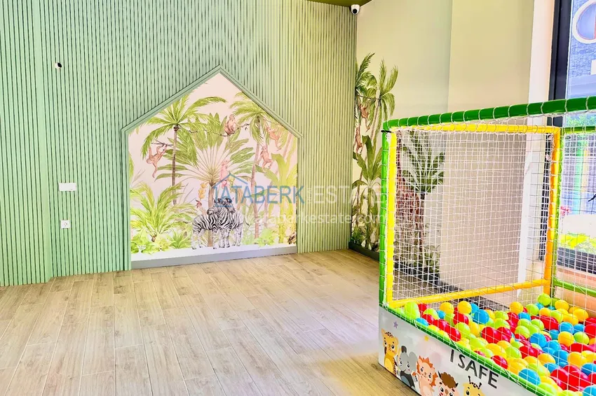 Przestronny, precyzyjnie wykończony apartament w nowym kompleksie mieszkalnym — dzielnica Oba, Alanya 16 