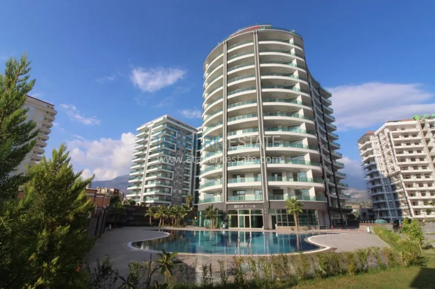 Apartament pod klucz 1+1 75 m² z widokiem na morze w Mahmutlar  1 