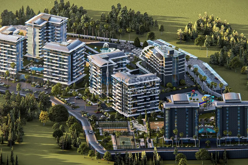 Zdjęcie -  🔥 Nasz projekt! Długo oczekiwanym innowacyjnym projektem kompleksu mieszkalnego typu hotelowego jest Avsallar. Gwarancja wynajmu 2 