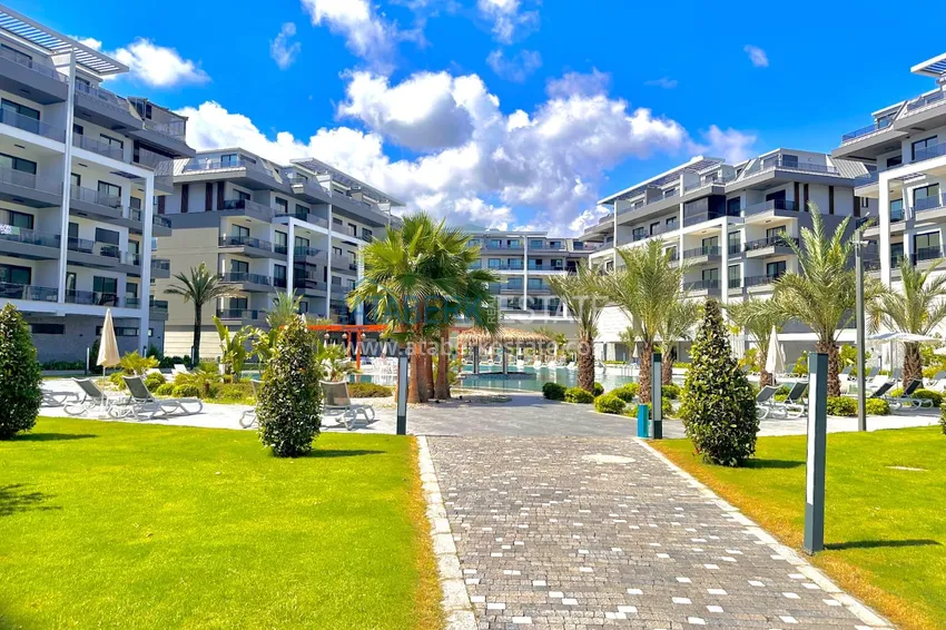 Przestronny, precyzyjnie wykończony apartament w nowym kompleksie mieszkalnym — dzielnica Oba, Alanya 6 