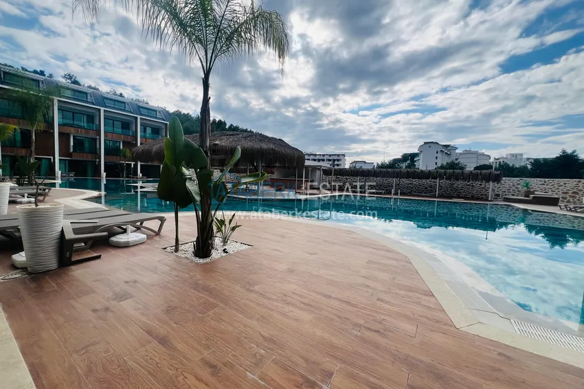 Kupuj  Apartament dwupoziomowy 2+1 w Konakli - z tarasem przy basenie w elitarnej rezydencji 6 