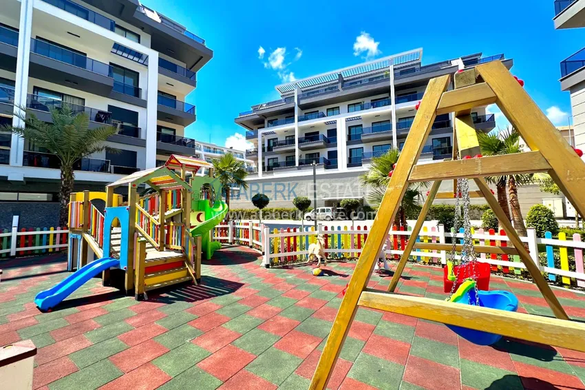 Przestronny, precyzyjnie wykończony apartament w nowym kompleksie mieszkalnym — dzielnica Oba, Alanya 8 