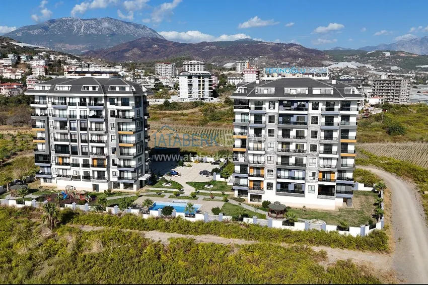 Apartamenty w Demirtas z bezpośrednim widokiem na morze - nowy komfortowy kompleks 4 