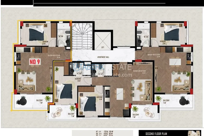Kupuj taniej Apartament 1+1 w Oba to nowa opcja z doskonałym wykończeniem i dogodną lokalizacją 1 