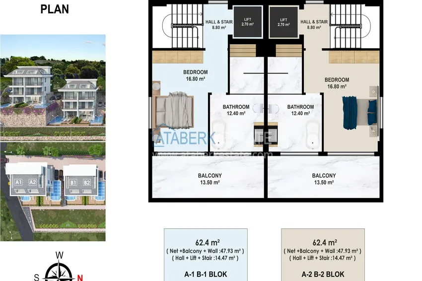 Kupuj taniej Projekt premium w Alanyi - luksusowe wille w środku natury, dzielnica Kestel 2 
