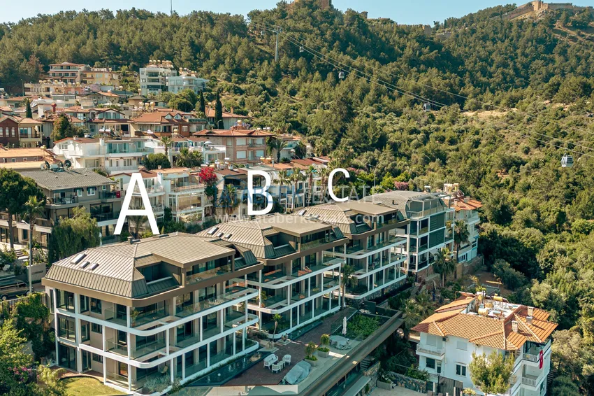 Apartamenty z panoramicznym widokiem od dewelopera w zabytkowym sercu Alanyi. Nieruchomość na zezwolenie na pobyt 5 