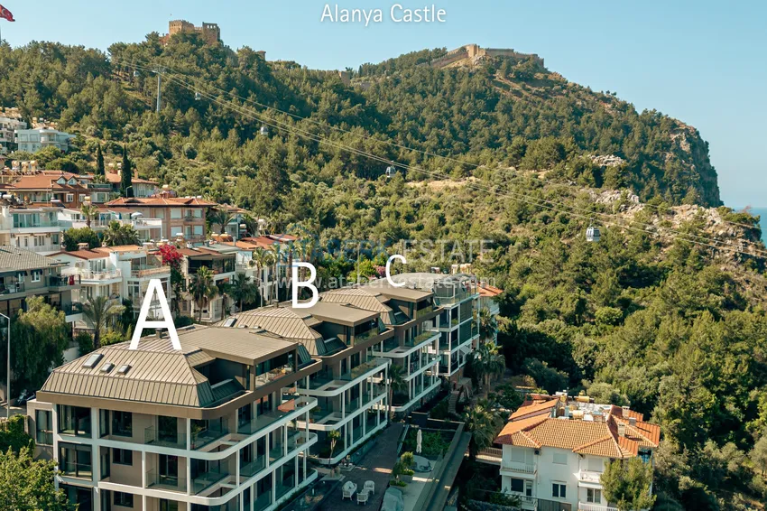 Apartamenty z panoramicznym widokiem od dewelopera w zabytkowym sercu Alanyi. Nieruchomość na zezwolenie na pobyt 6 