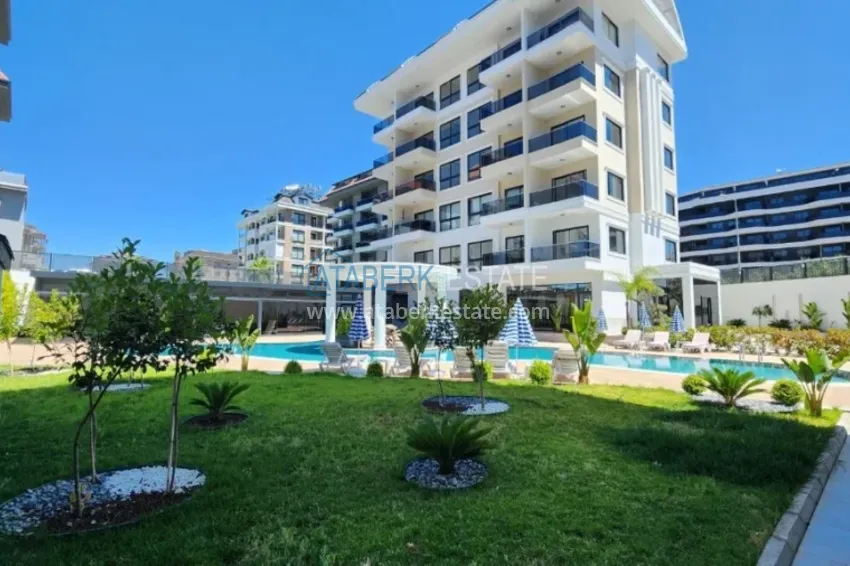 Duplex 2+1 w Kargicak, 250 metrów od plaży - dwupoziomowy penthouse z widokiem na morze 6 