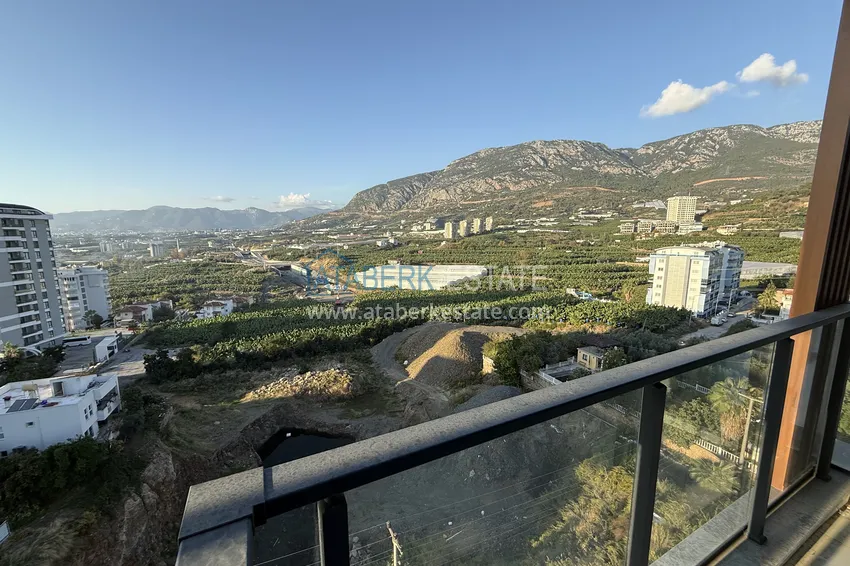 Kupuj  Dobra cena! Apartament 1+1 w Mahmutlar — obiekt na podstawie zezwolenia na pobyt z widokiem na góry   15 