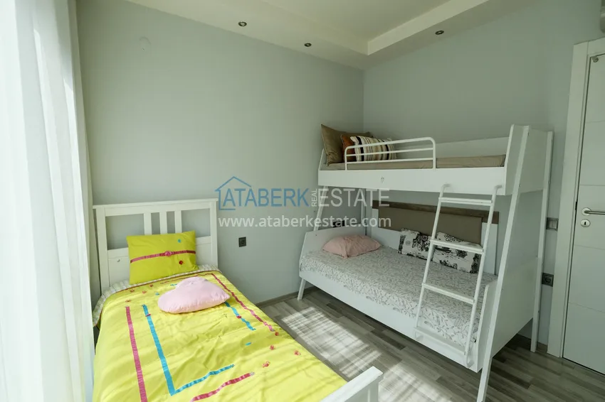 Kupuj  Duplex ogrodowy 3+1 w Kargicak z meblami - nieruchomość pod obywatelstwem   13 