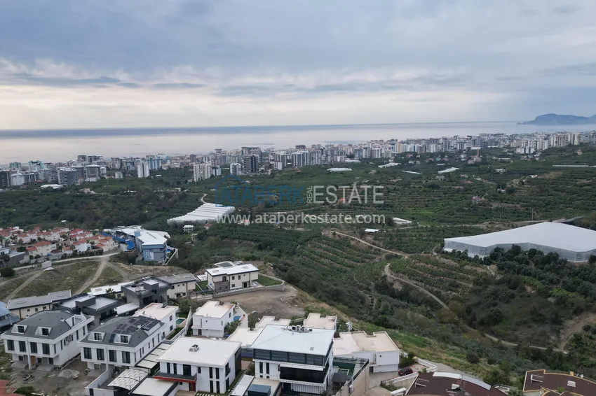 Willa 3+1 w Kargicak z prywatnym basenem, meblami i panoramicznym widokiem 3 