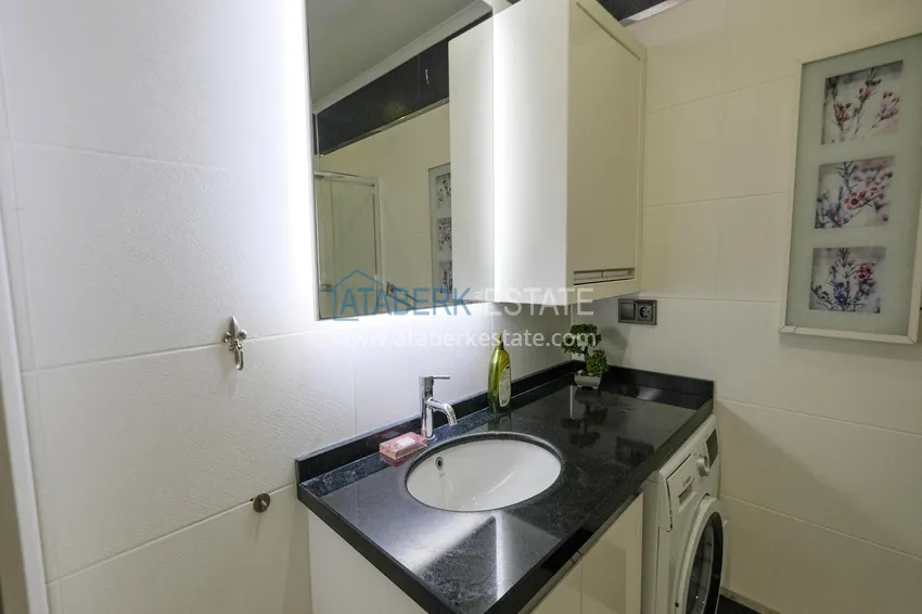 Kupuj  Duplex ogrodowy 3+1 w Kargicak z meblami - nieruchomość pod obywatelstwem   23 