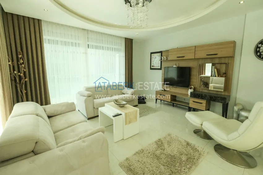 Kupuj  Duplex ogrodowy 3+1 w Kargicak z meblami - nieruchomość pod obywatelstwem   2 