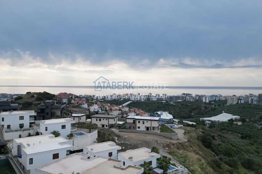 Willa 3+1 w Kargicak z prywatnym basenem, meblami i panoramicznym widokiem 4 