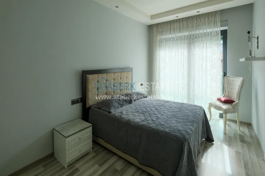 Kupuj  Duplex ogrodowy 3+1 w Kargicak z meblami - nieruchomość pod obywatelstwem   8 