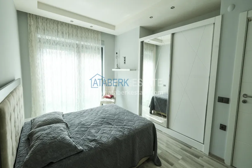 Kupuj  Duplex ogrodowy 3+1 w Kargicak z meblami - nieruchomość pod obywatelstwem   9 