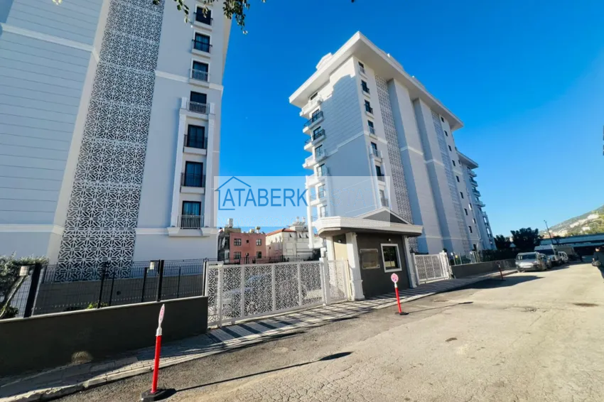 Apartament 2+1 od inwestora w kompleksie w budowie, centrum Alanyi — plaża Kleopatra 1 