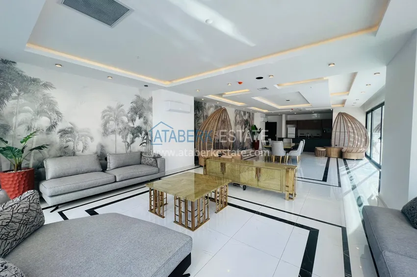 Apartament 2+1 od inwestora w kompleksie w budowie, centrum Alanyi — plaża Kleopatra 12 