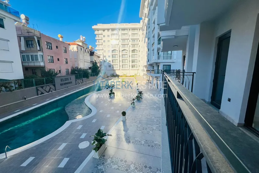 Kupuj  Apartament 2+1 od inwestora w kompleksie w budowie, centrum Alanyi — plaża Kleopatra 14 