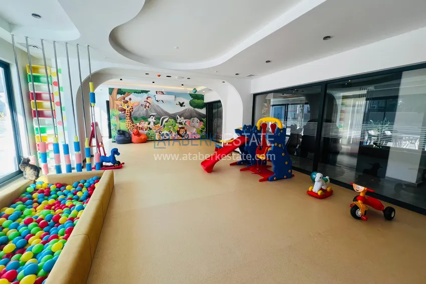 Apartament 2+1 od inwestora w kompleksie w budowie, centrum Alanyi — plaża Kleopatra 16 