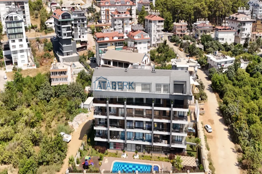 Nowy kompleks mieszkaniowy z przemyślaną infrastrukturą — Alanya, dzielnica Górna Oba 3 