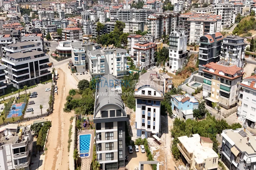 Nowy kompleks mieszkaniowy z przemyślaną infrastrukturą — Alanya, dzielnica Górna Oba 6 