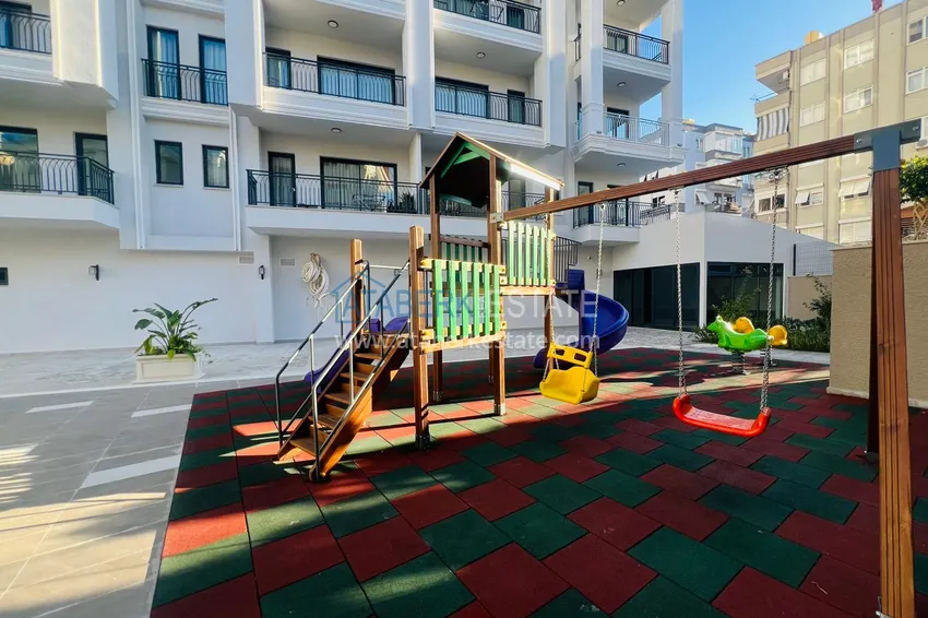 Apartament 2+1 od inwestora w kompleksie w budowie, centrum Alanyi — plaża Kleopatra 8 