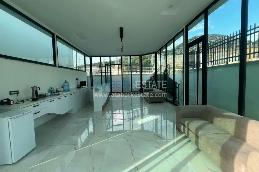 Duplex ogrodowy z meblami do wynajęcia w Alanya, dzielnica Konakli C3 17 