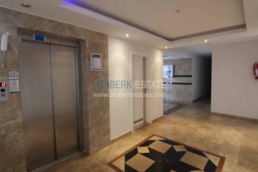 Mieszkanie 2+1 na pierwszej linii w Kestel - ogród duplex z meblami  15 