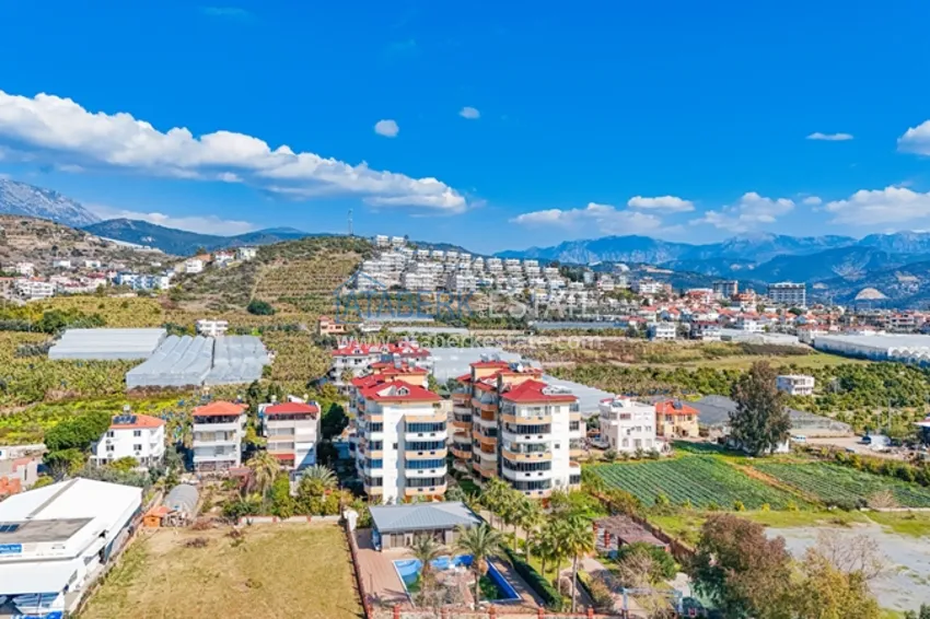 Apartament 2+1 w Demirtas - umeblowany z widokiem na morze i góry 4 