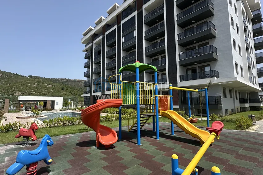 Apartament 1+1 w Gazipasa to nowoczesny kompleks komfortowy 6 