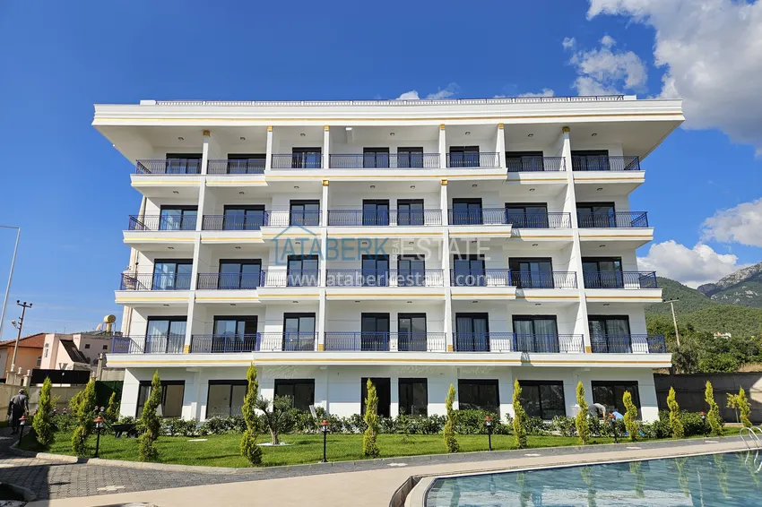 Apartament 1+1 w Oba — apartament z jedną sypialnią z pięknym wykończeniem  6 
