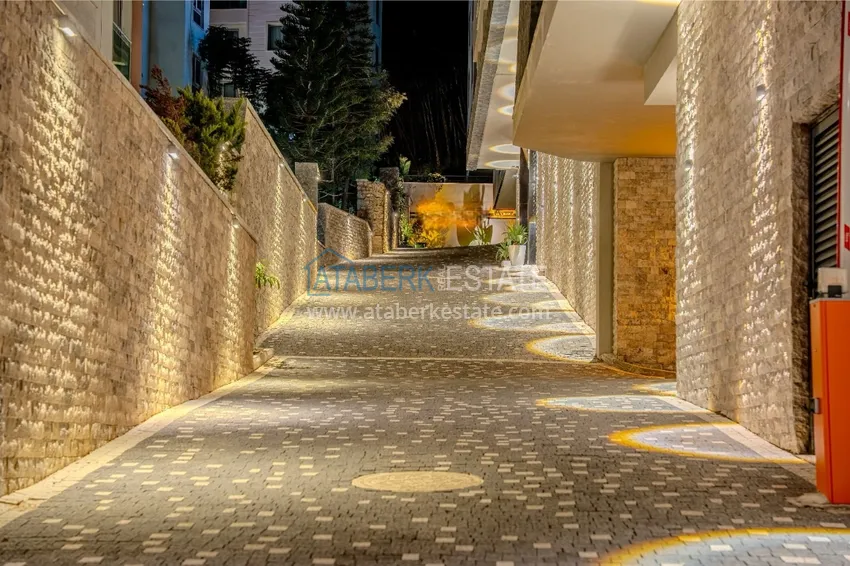 Apartament 1+1 na pierwszej linii w Kargicak - kompleks premium 9 