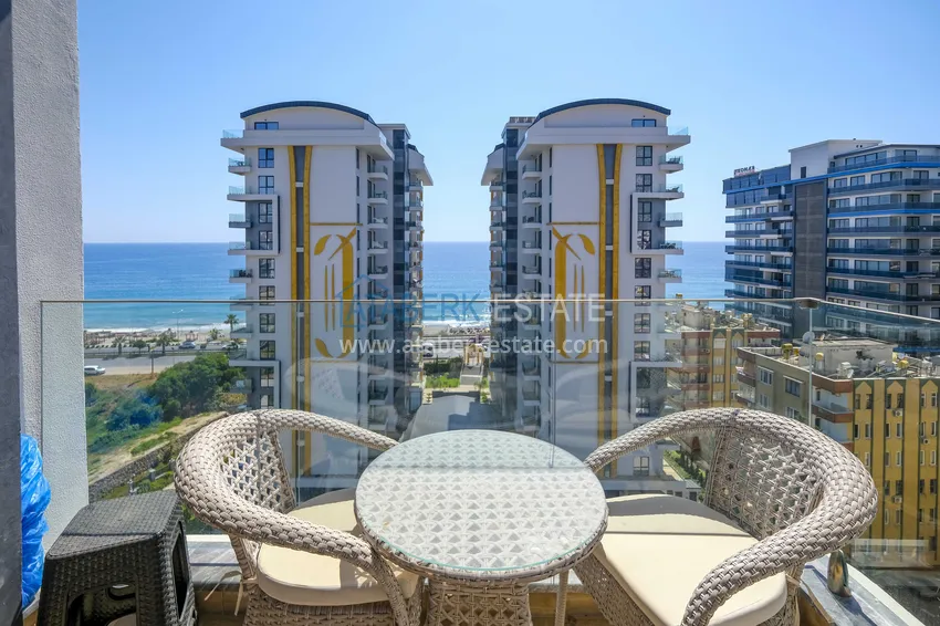Kupuj  Apartament 1+1 przy plaży w Mahmutlar — umeblowany i z panoramicznym widokiem na morze 12 