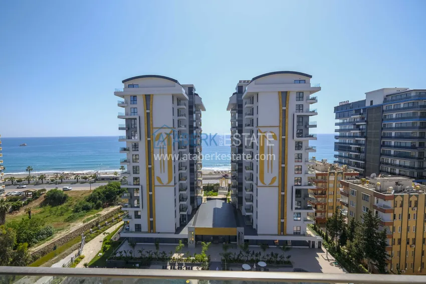 Kupuj  Apartament 1+1 przy plaży w Mahmutlar — umeblowany i z panoramicznym widokiem na morze 13 