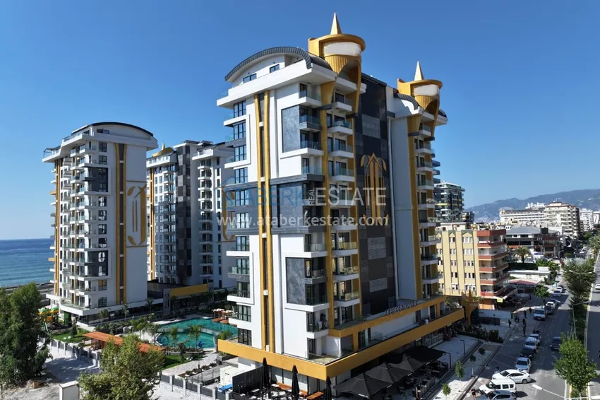 Apartament 1+1 przy plaży w Mahmutlar — umeblowany i z panoramicznym widokiem na morze 3 