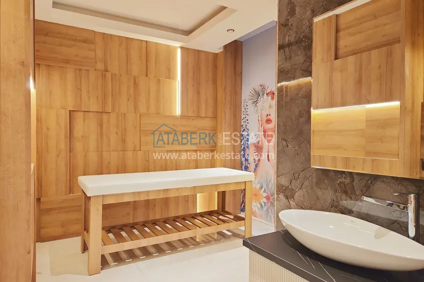 Apartament 1+1 przy plaży w Mahmutlar — umeblowany i z panoramicznym widokiem na morze 32 