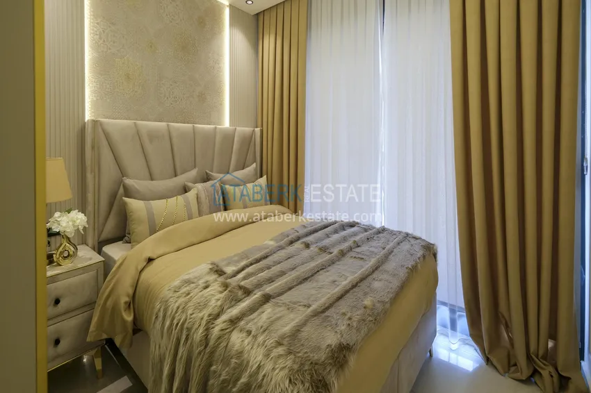 Kupuj Apartament 1+1 na pierwszej linii w Kargicak - kompleks premium 4 