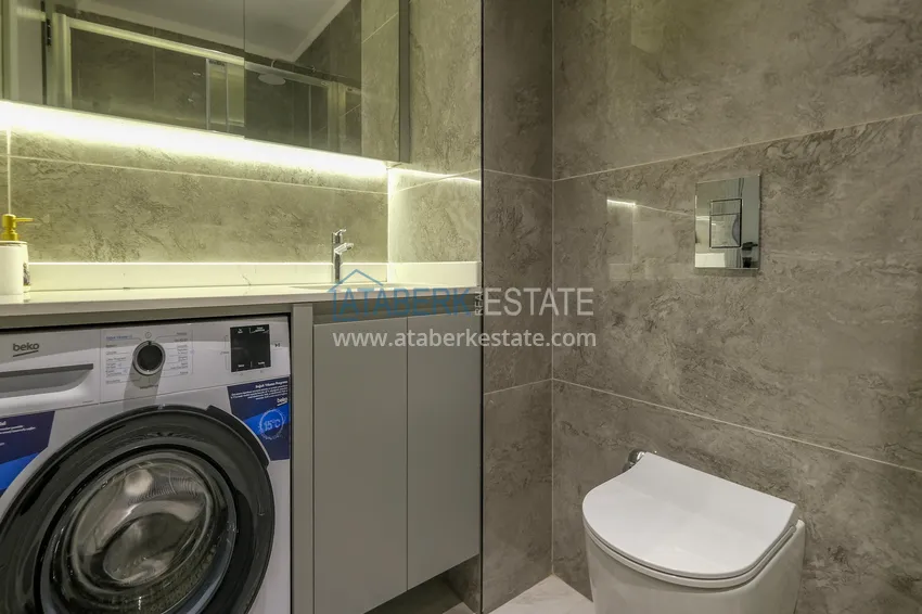 Kupuj Apartament 1+1 na pierwszej linii w Kargicak - kompleks premium 6 