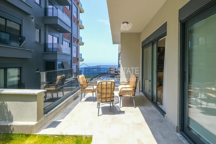 Kupuj Apartament 1+1 na pierwszej linii w Kargicak - kompleks premium 9 
