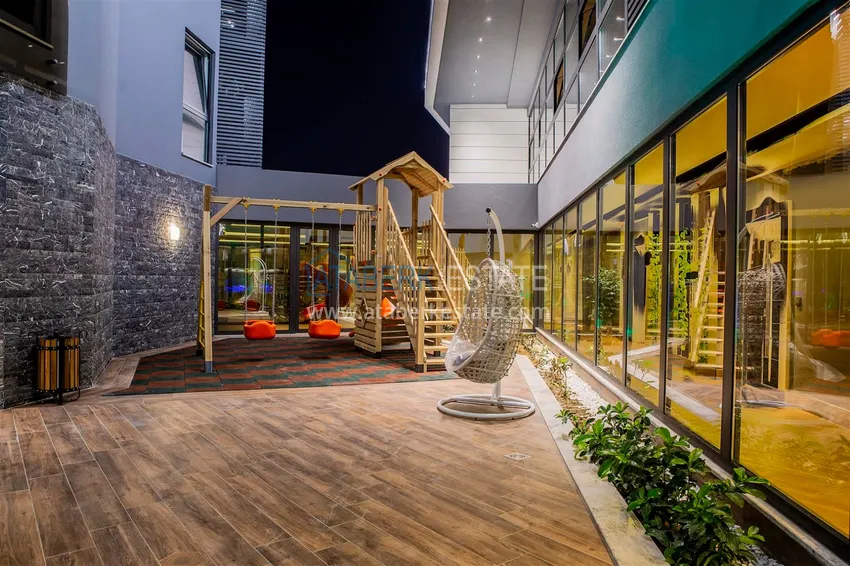 Apartament 1+1 w centrum Alanyi na zezwolenie na pobyt - luksusowa rezydencja 250 metrów od plaży Kleopatra 14 