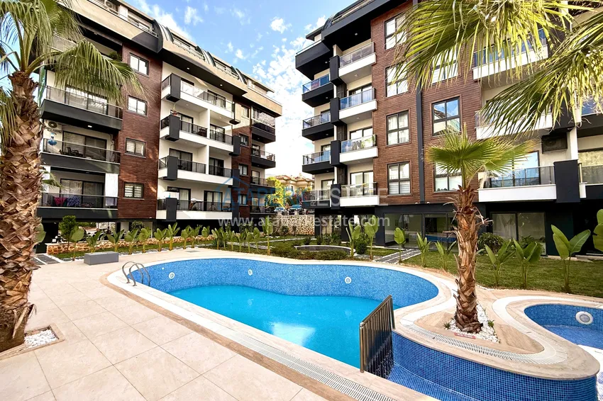 Apartament 1+1 w Oba, Alanya — częściowo umeblowane 2 