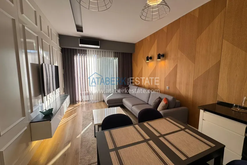 Kupuj  Apartament 1+1 w centrum Alanyi na zezwolenie na pobyt - luksusowa rezydencja 250 metrów od plaży Kleopatra 10 