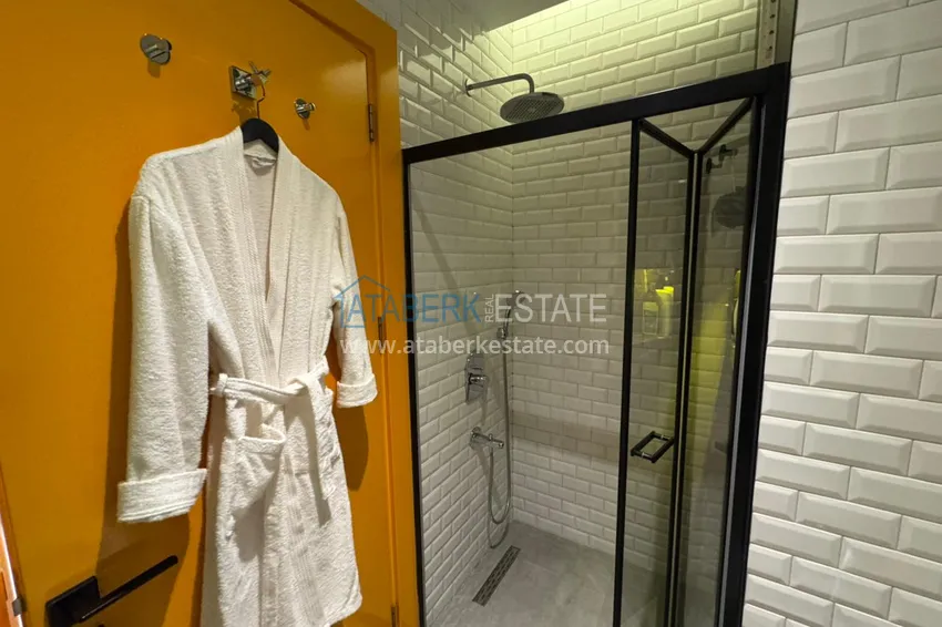 Kupuj  Apartament 1+1 w centrum Alanyi na zezwolenie na pobyt - luksusowa rezydencja 250 metrów od plaży Kleopatra 17 