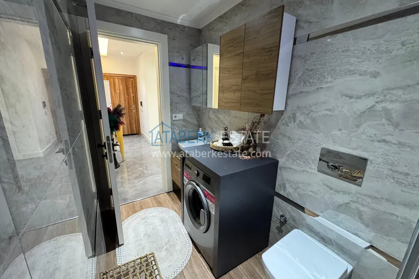 Kupuj  Apartament 3+1 w centrum Alanyi, plaża Keykubat - jednopoziomowy z meblami  15 