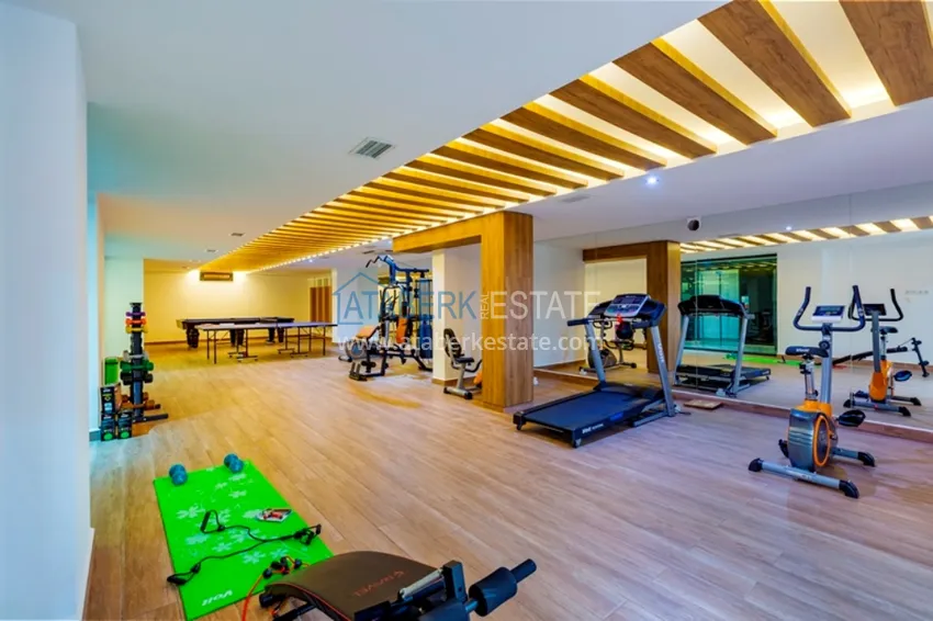 Apartament 3+1 w centrum Alanyi, plaża Keykubat - jednopoziomowy z meblami  16 